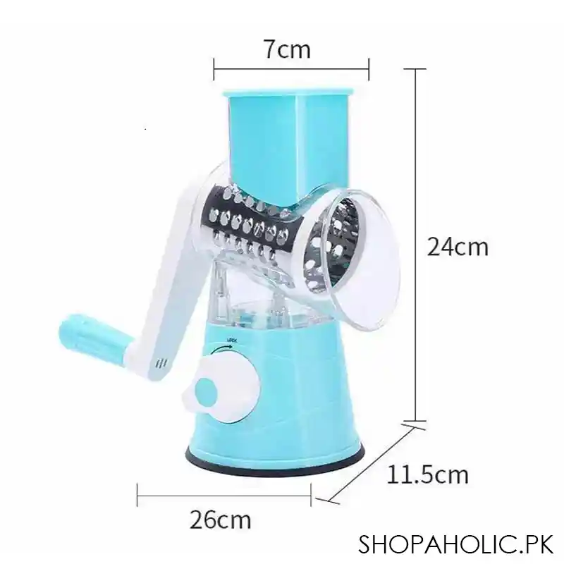 3 in 1 Manual Rotary Vegetable Drum Cutter