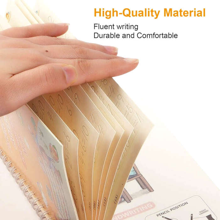 Sank Magic Practice Copybook Set Of 4 Books With Pen