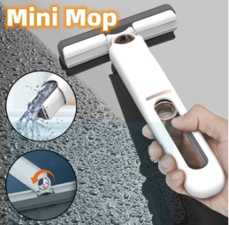 Portable Mini Squeeze Mop – Compact & Lightweight Cleaner