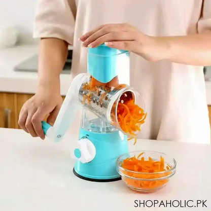 3 in 1 Manual Rotary Vegetable Drum Cutter